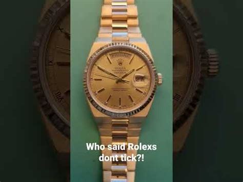 rolex don t tick|is my Rolex real.